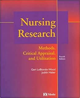 Study Guide to Accompany Nursing Research Methods, Critical Appraisal and Utilization Epub